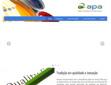 Tablet Screenshot of apatintas.com.br